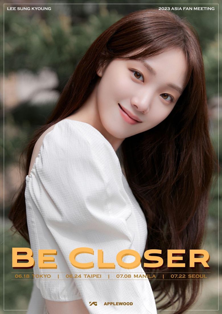  2023 Lee SungKyoung “Be Closer” Asia Fan Meeting: Ticket Details