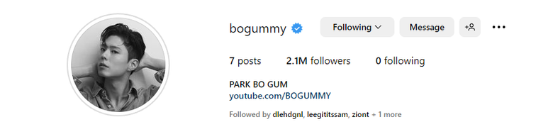 Korean star Park Bo-gum makes Instagram debut