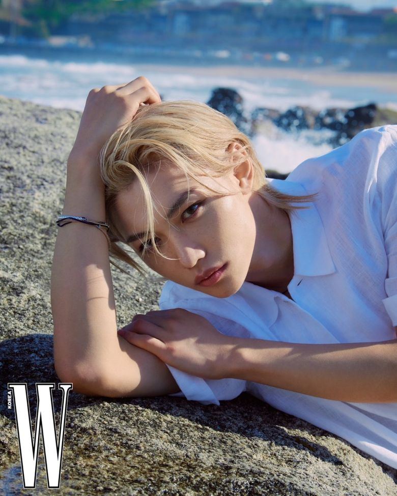 Stray Kids’ Felix Achieves The Ultimate Summer Vibe On Photoshoot With “W Korea”