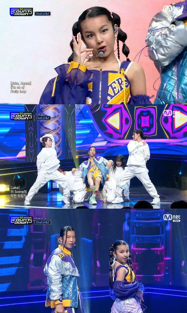 ChoCo1&2 (Jake & Anpan) Fill Up The “M COUNTDOWN” Stage With Their Distinct Charm & Energy