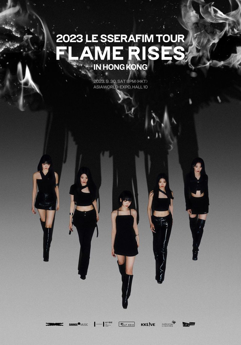 2023 LE SSERAFIM "FLAME RISES" Tour Ticket Details Kpopmap K