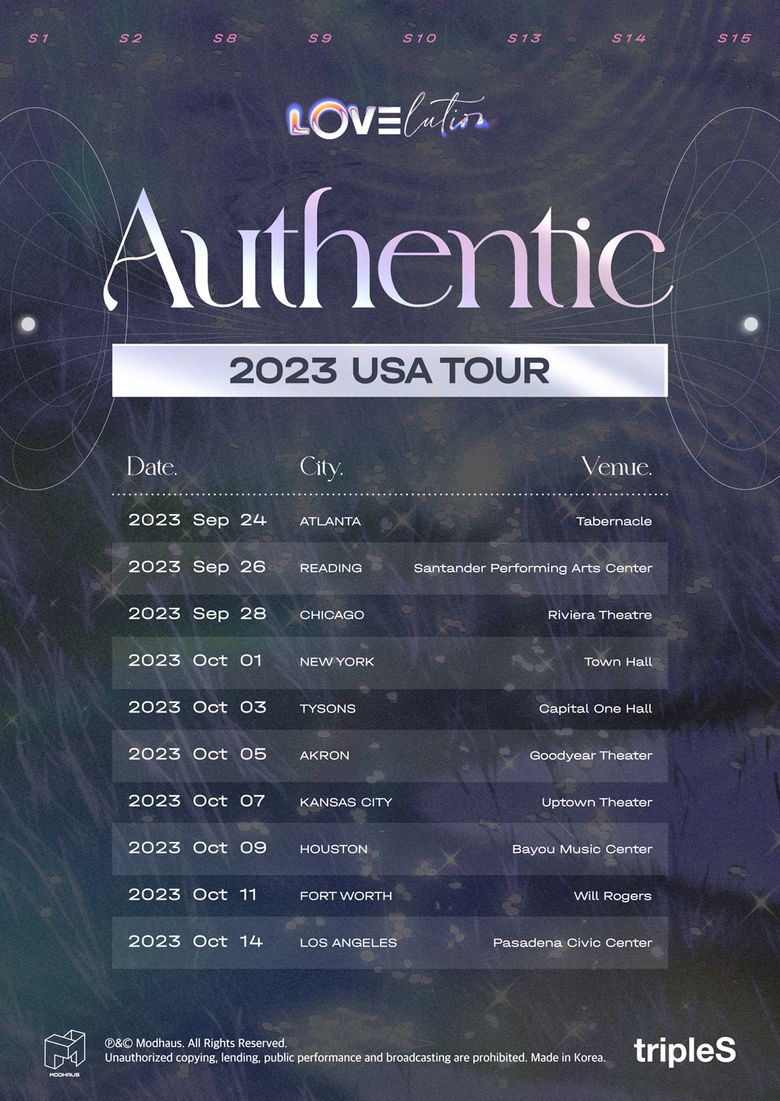 tripleS Takes The World Stage Through Sub-Unit LOVElution’s First USA Tour “Authentic”