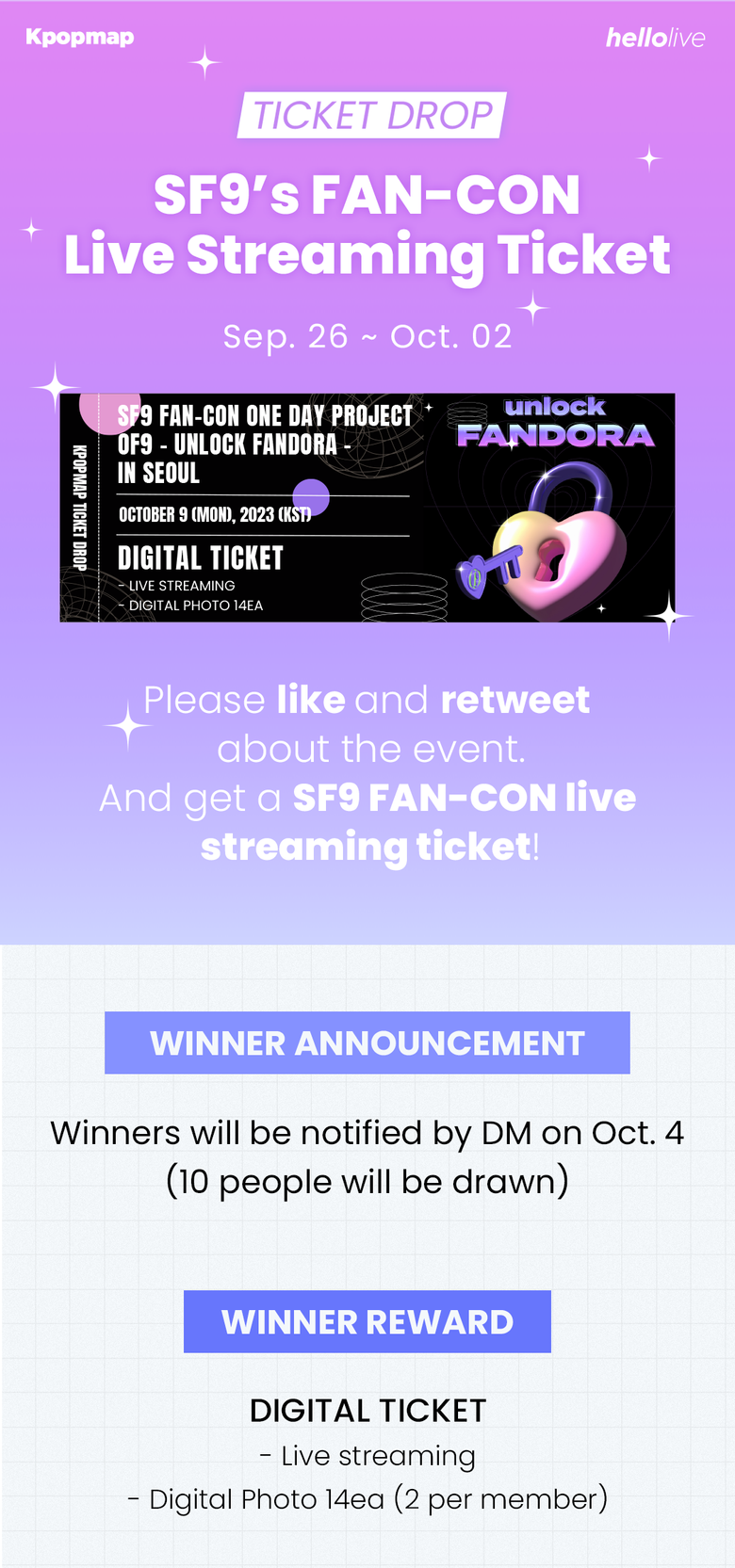 [TICKET DROP] Get a SF9's FAN-CON Live Streaming Ticket