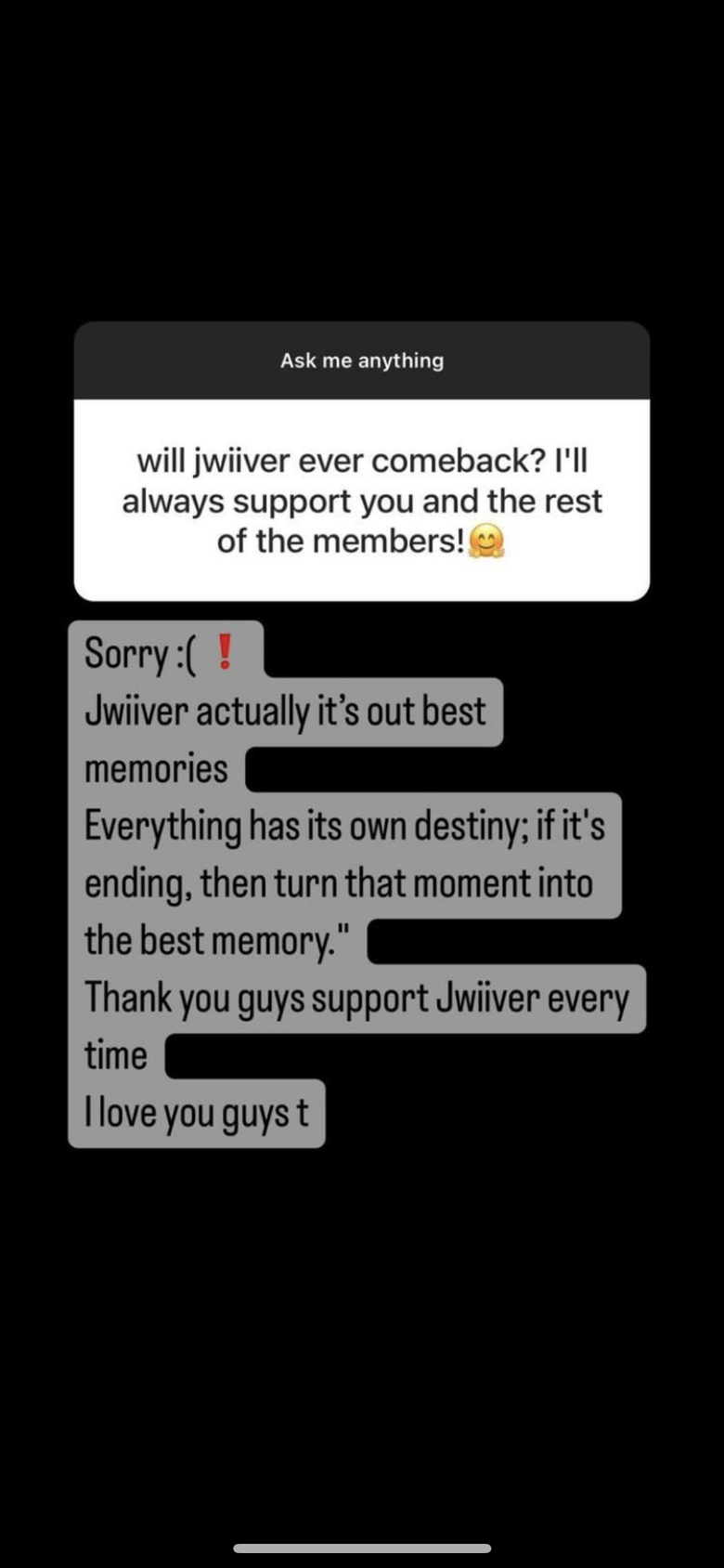 JWiiver’s Raots Confirms Disbandment To Fans