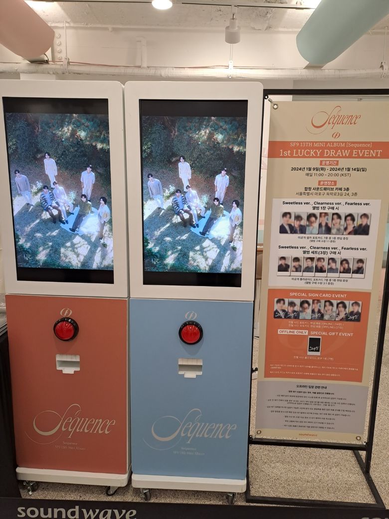 SF9 Opens Pop-Up Cafe At Soundwave Hapjeong