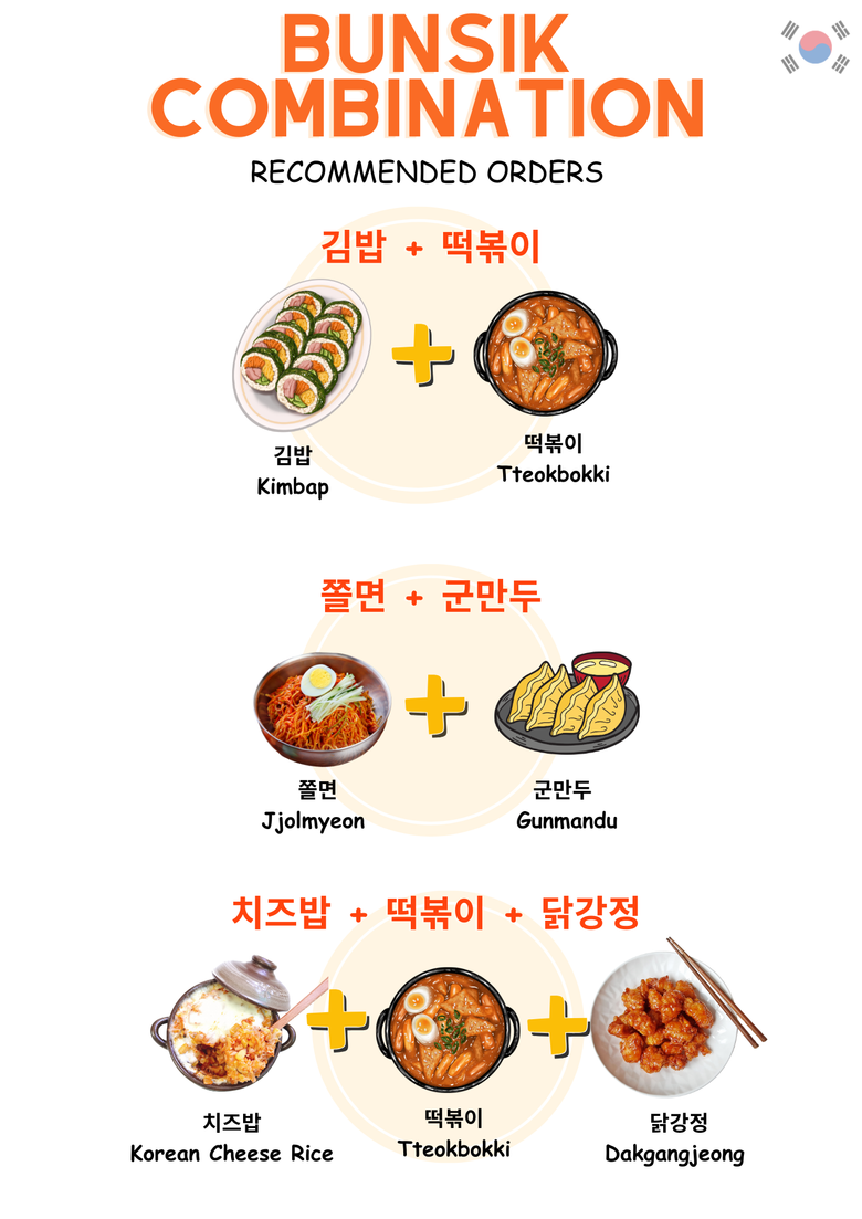 The Best Korean Bunsik Food Combinations You Should Order & Learn It In Korean