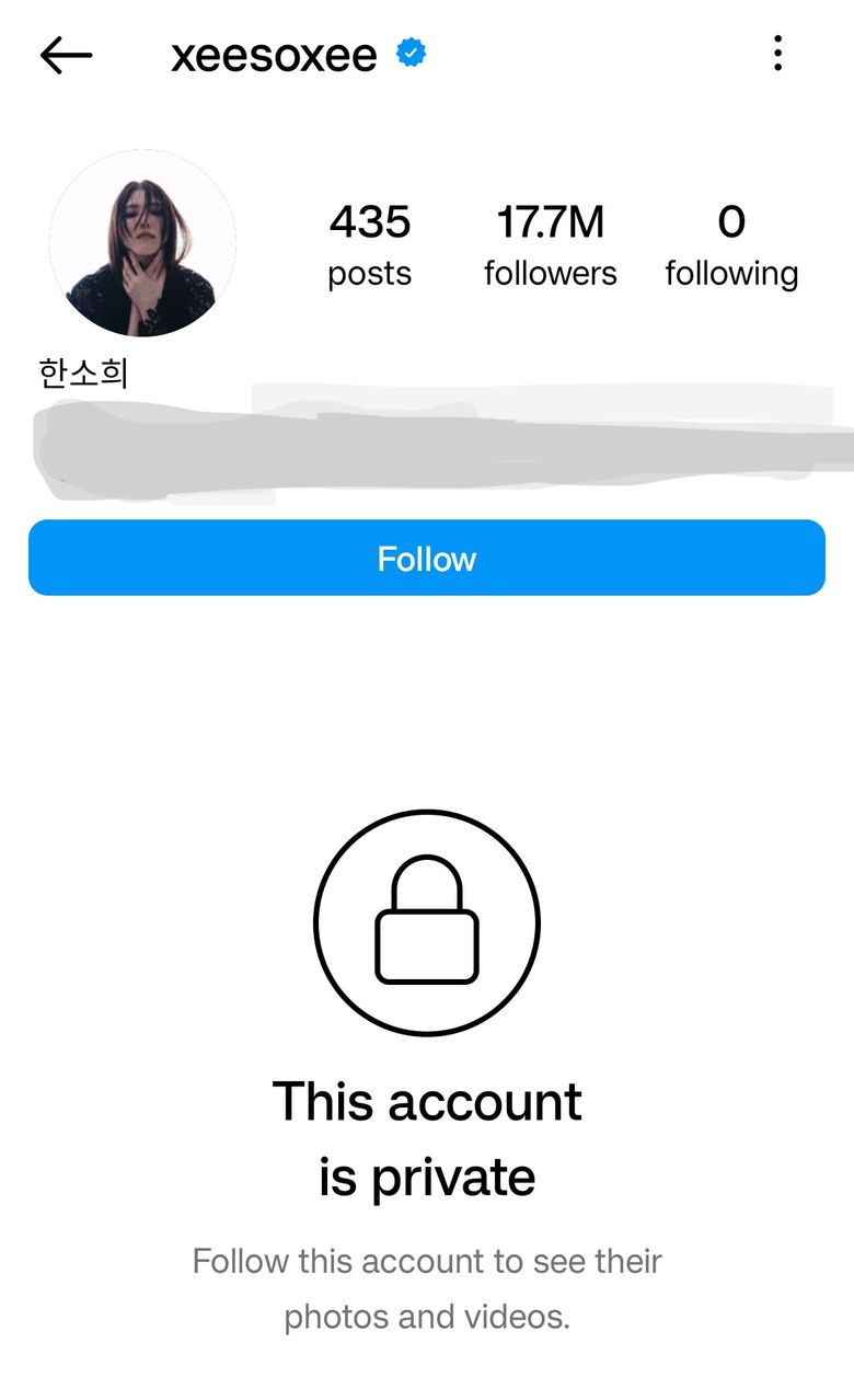 Amidst Dating Controversy, Han So Hee Makes Her Instagram Account Private.