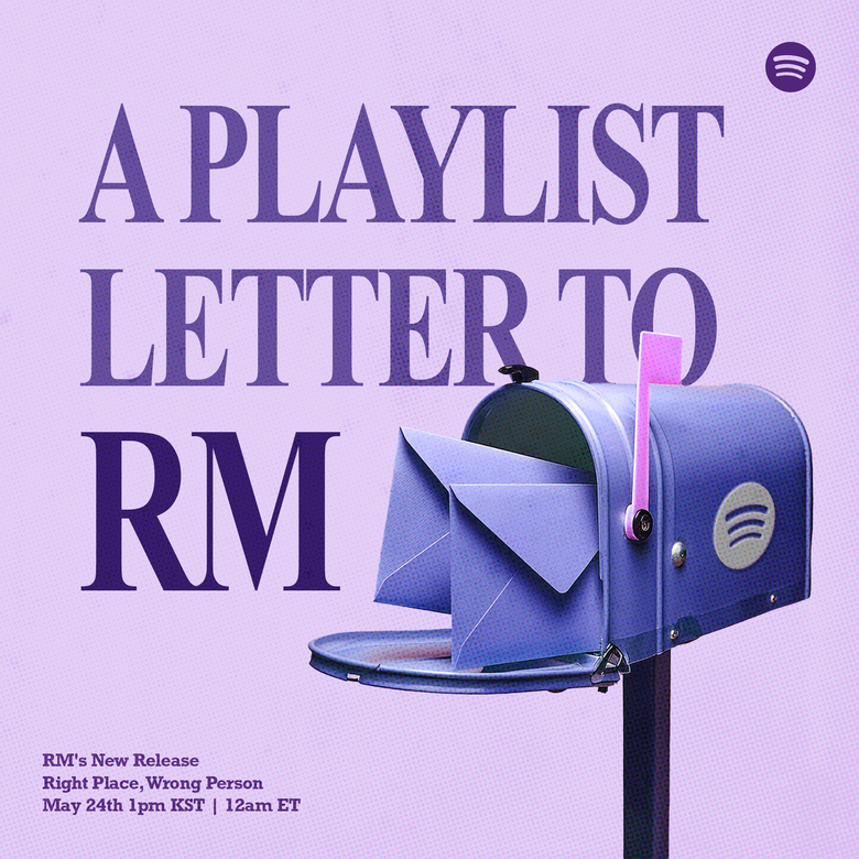 Spotify Calls On ARMY To Send Their Playlist Letters To BTS’ RM