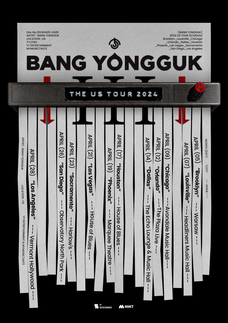 “These Songs Contain My Personal Pain… Very Difficult To Perform” BANG YONGGUK Gets Vulnerable About His Recent U.S. Tour | Interview