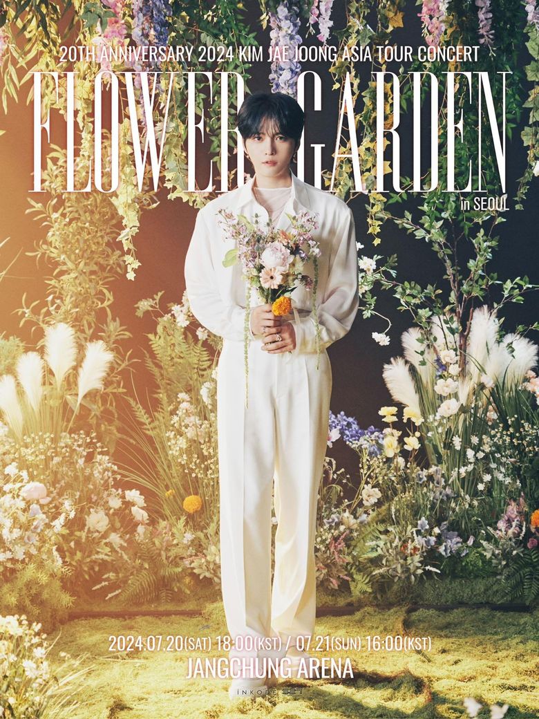 Kim Jaejoong Opens Ticket Sales for Seoul Solo Concert “Flower Garden in Seoul” on June 18