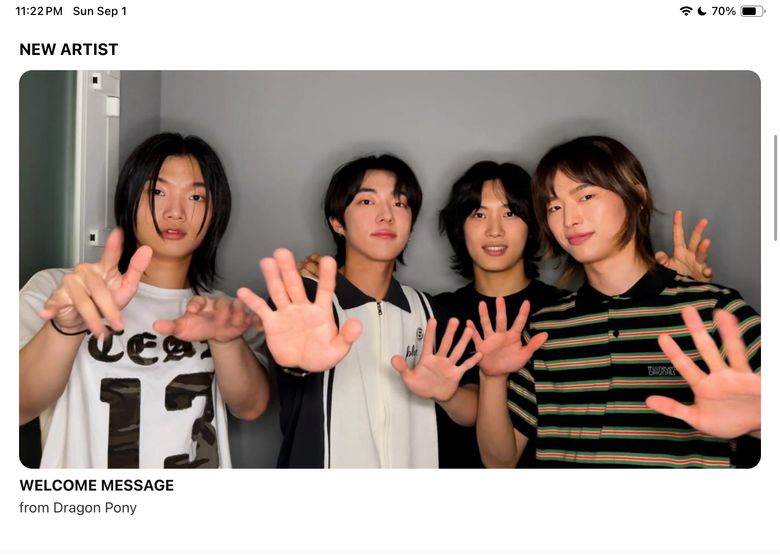 Pre debut South Korean band Dragon Pony officially joins weverse ahead of their debut!