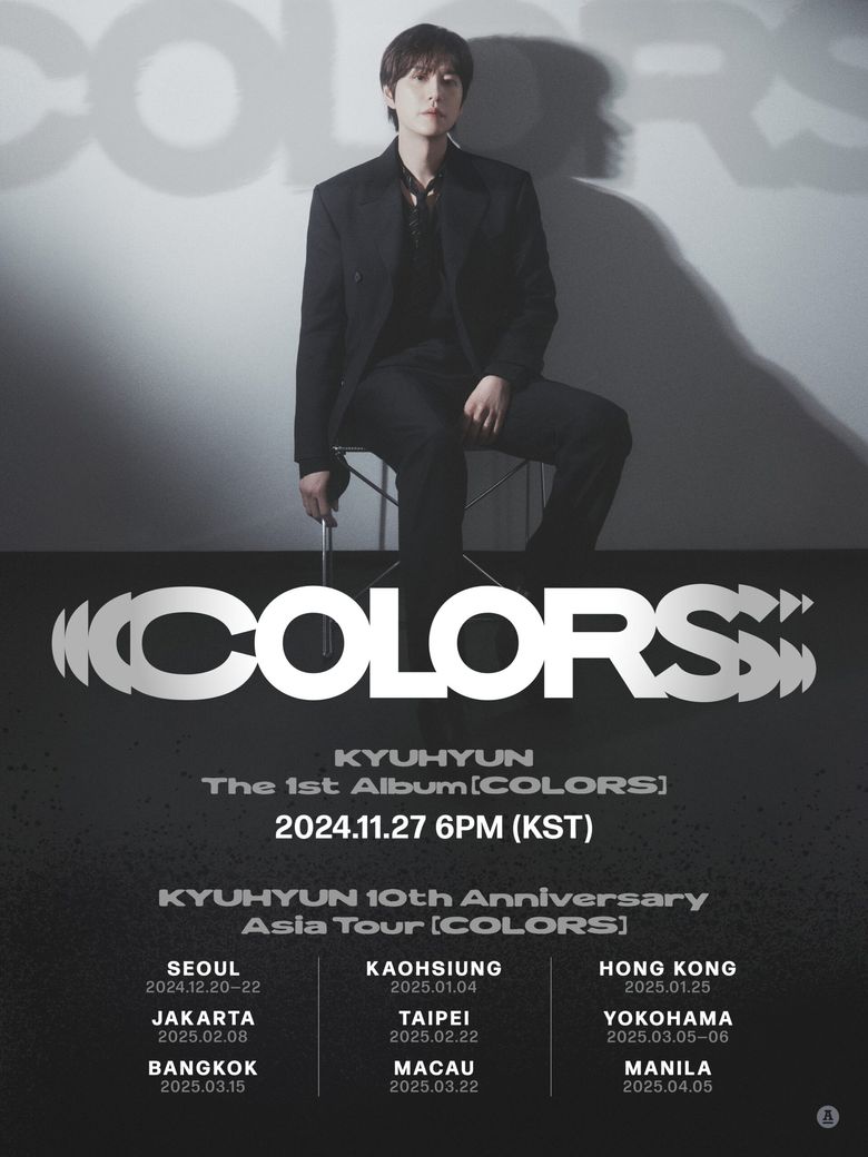 SUPER JUNIOR’s KyuHyun To Embark On ‘COLORS’ Asia Tour In December