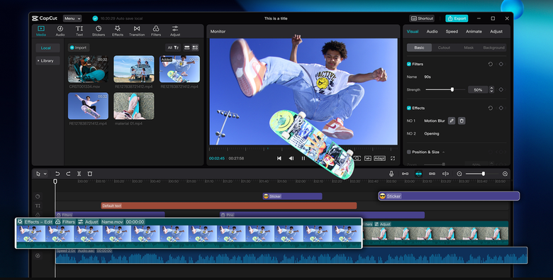 Editing Motivational Study Tip Videos With CapCut Desktop
