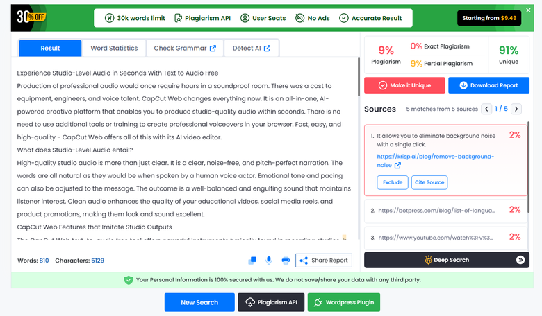 Experience Studio-Level Audio in Seconds With Text to Audio Free
