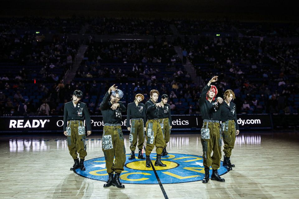 GHOST9 Perform NCAA Halftime Show Photos Kpopmap